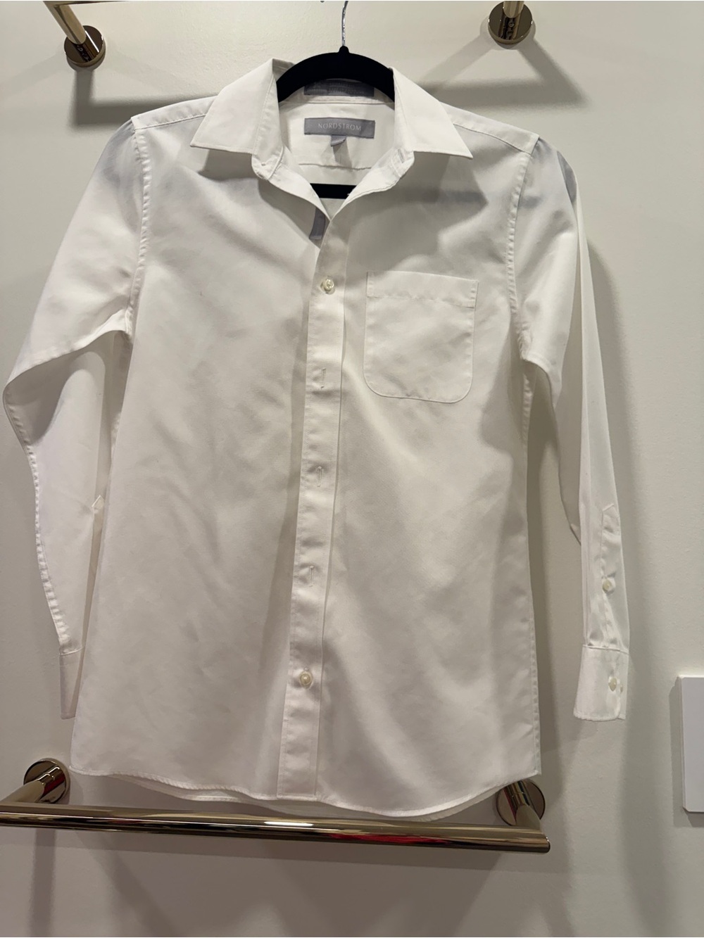 Nordstrom boys White Long-Sleeve Dress Shirt. Perfect for wedding guest 🫶🏼